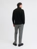 Jack & Jones Strickjacke mit Viertelreißverschluss in Black
