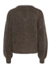 Kaffe Strickpullover KAtrina Loose fit in Major Brown Melange