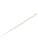 Adeliás Damen Armband aus 333 Gold mit Zirkonia 17 cm in gold