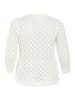 KAFFE curve Strickpullover KCmika in Chalk