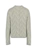 Zero  Strickpullover mit Muster in Beige/Grey