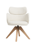 Beliani Esszimmerstuhl MARCY in Beige/Braun - (W) 60 x (H) 85 x (L) 66 cm