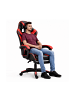 Wisam® Gaming Stuhl Drehbar Fußstütze Schwarz Rot
