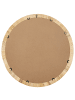 Beliani Wandspiegel ANLEZY in Naturfarben - (W) 80 x (H) 80 x (L) 2 cm Vertikal