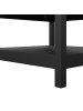 ebuy24 Couchtisch Madrid Schwarz 81 x 81 cm