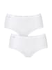 Sloggi Baumwolle, Single-Jersey Hüftslip 2er-Pack Basic+ in weiß
