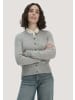 Hessnatur Hessnatur Strick Jacke Regular BETTER RECYCLING aus reinem Cashmere in hellgrau