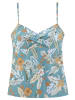 Sunseeker Bügel-Tankini-Top in aquablau-bedruckt