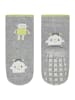 Sterntaler ABS Socken 2er-Pack Rippe in silber mel.