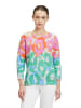 Betty Barclay Strickpullover mit Print in Patch Green/Pink