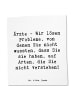 Mr. & Mrs. Panda Einkaufstasche Spruch Arzt Probleme Lösen mit S... in Creme