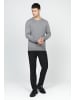 Matinique Strickpullover MAJones Gerade Passform in Medium Grey Melange