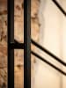 KADIMA DESIGN Weinregal Wand Metall 36x150x8 cm Groß für 8 Flaschen in Schwarz