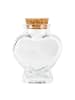 relaxdays 12x Glasflaschen-Set in Transparent - 90 ml
