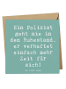 Mr. & Mrs. Panda Deluxe Karte Spruch Polizist Ruhestand mit Spruch in Meeresbrise