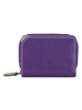 MYWALIT Small Wallet Geldbörse Leder 10 cm in orchid