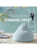 Lumaland Sitzsack Fluffy 120l pastellblau  Blau