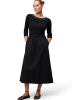 Zero  Midikleid A-Linie mit Nieten in Patch BlackBlack