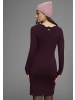 Laura Scott Strickkleid in bordeaux