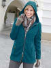 WITT WEIDEN Fleece-Jacke in petrol-meliert