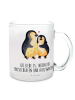 Mr. & Mrs. Panda Tasse Pinguine Einschlafen mit Spruch in Transparent