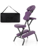 COSTWAY Massagestuhl klappbar in Lila