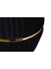 Kayoom Hocker Doric in schwarz - gold