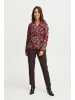 Fransa FRKiki regular fit in Very Berry AOP MA23 02B