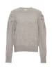 Jalene Damen Pullover in GRAU MELANGE