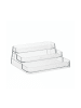 relaxdays Gewürzorganizer in Transparent - (B)26 x (H)10,5 x (T)24 cm