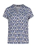 Betty Barclay Satin-Bluse in Blau