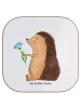 Mr. & Mrs. Panda Tassenuntersetzer Igel Blumen ohne Spruch in Weiß