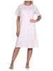 NORMANN kurzarm Nachthemd Knopfleiste am Hals - 79226 in rosa