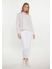 DreiMaster Maritim Damen Bluse in Helllila Wollweiss