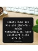 Mr. & Mrs. Panda Mauspad Spruch Innere Ruhe mit Spruch in Schwarz