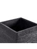 Beliani Outdoor Blumentopf DION in Schwarz - (W) 40 x (H) 77 x (L) 40 cm