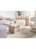 Beliani Couchtisch DUSON in Beige - (W) 80 x (H) 44 x (L) 80 cm