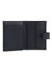 Esquire New Silk Geldbörse Leder 7,5 cm schwarz