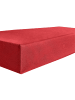 Kneer Spannbetttuch Topper one Spannbetttuch Q22 VARIO-STRETCH in rot