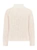 CARTOON Strickpullover mit Stehkragen in Cream/Green