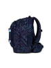 Satch Satch pack Schulrucksack Purple Laser dunkelblau