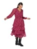 Studio Untold Midikleid in weinrot