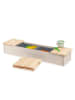 Pinolino Sandkasten Hedda mit 2 abdeckbaren Wannen in beige,brown