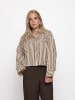 Peppercorn Shirt in Toffee Stripe