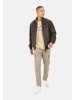 Camel Active Lederblouson mit Strickkragen in Braun