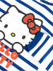 Cerda Langarmkleid Hello Kitty gestreift in Weiß
