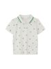 s.Oliver Polo-Shirt kurzarm in Creme-weiß