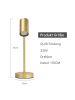 ZMH Tischleuchte GU10 in gold schwenkbar L 15.5cm