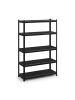 relaxdays Schwerlastregal in Schwarz - (B)90 x (H)180 x (T)40 cm