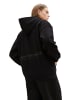 TOM TAILOR Denim Sweat-Jacke in schwarz